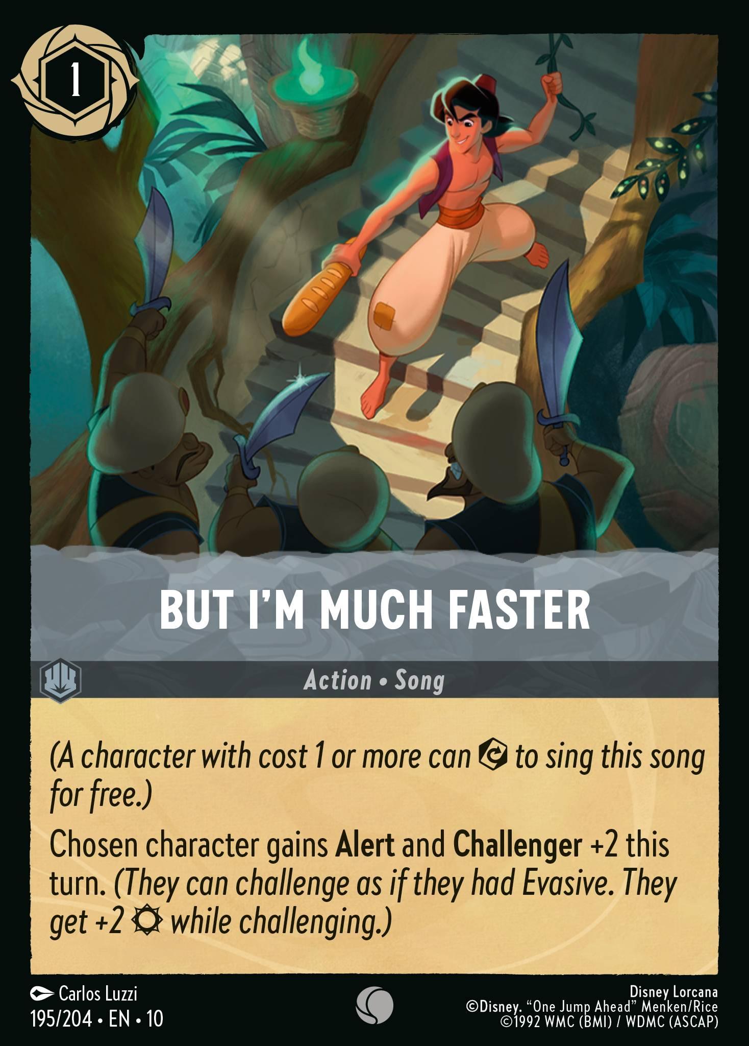 But I'm Much Faster - FOIL — image 1