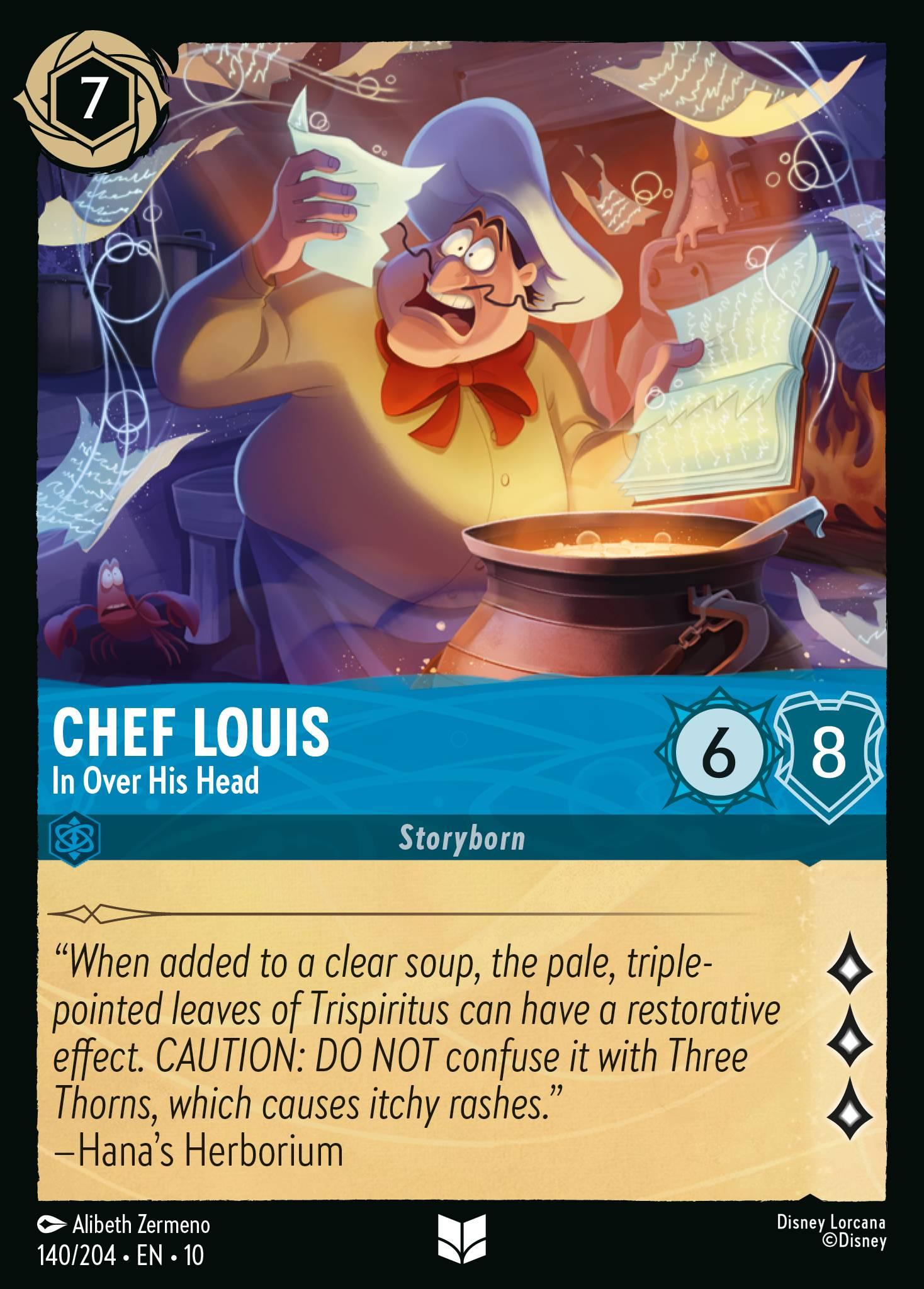 Chef Louis, In Over His Head - FOIL — image 1