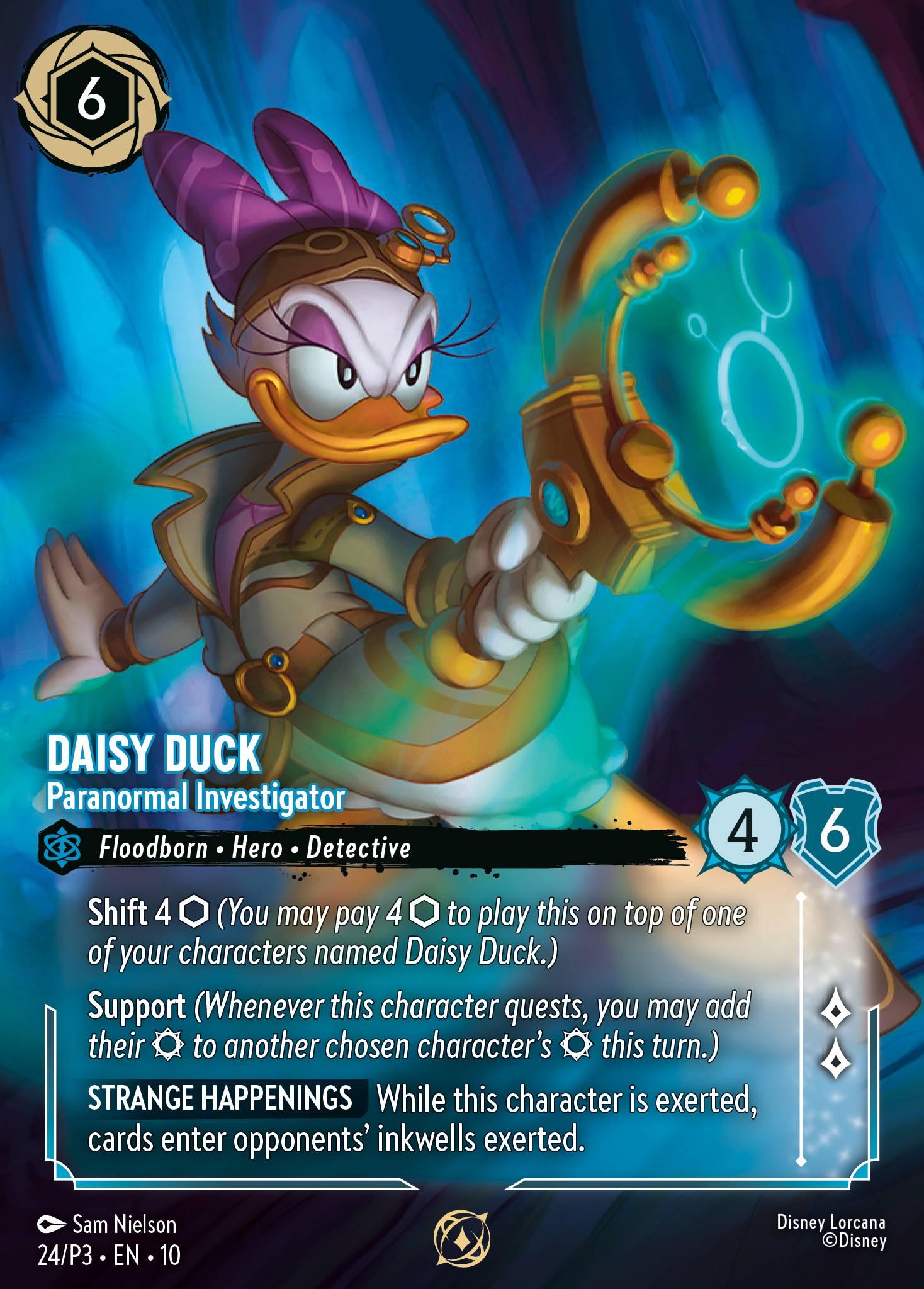 Daisy Duck, Paranormal Investigator - PROMO FOIL — image 1