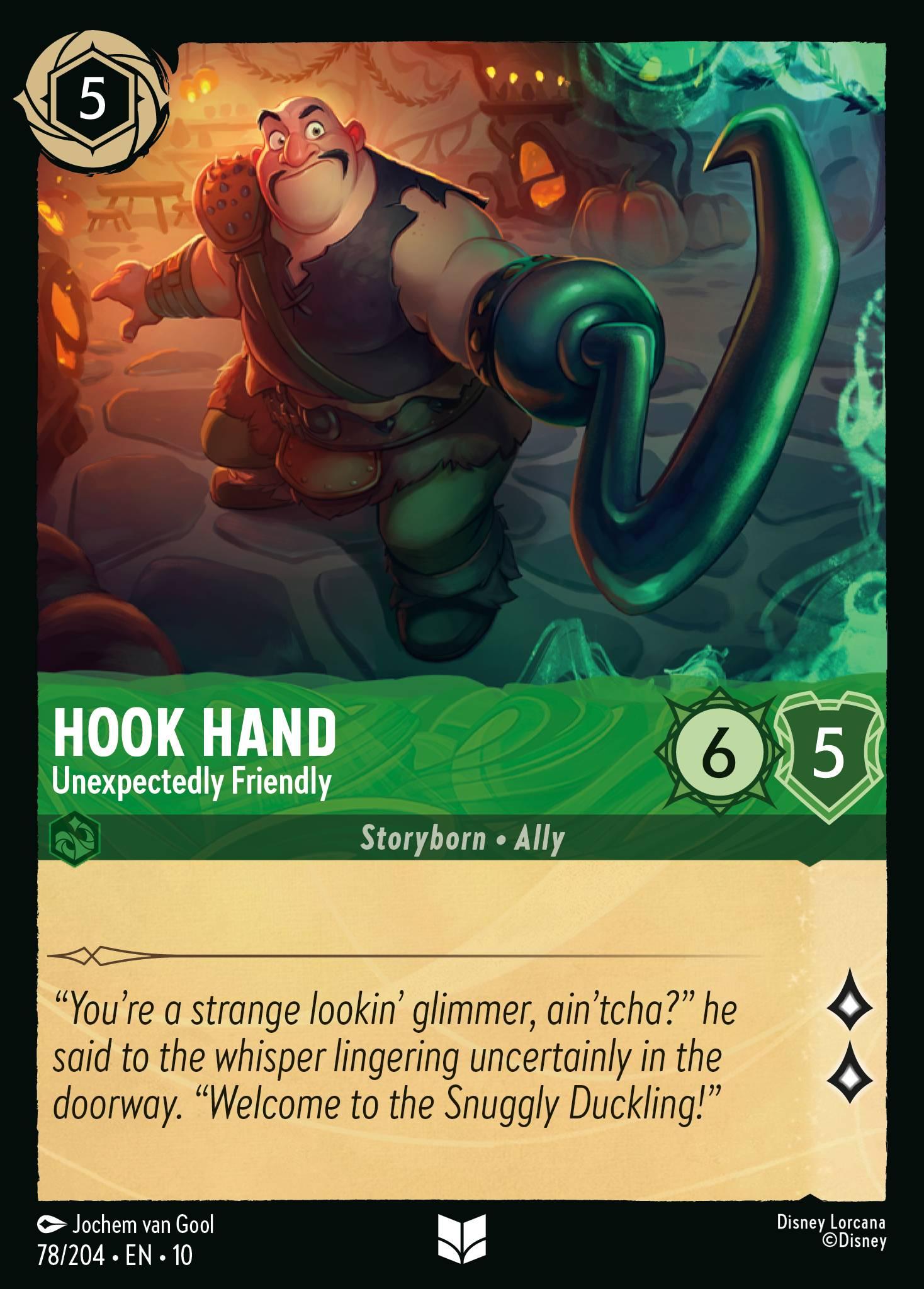 Hook Hand, Unexpectedly Friendly — image 1