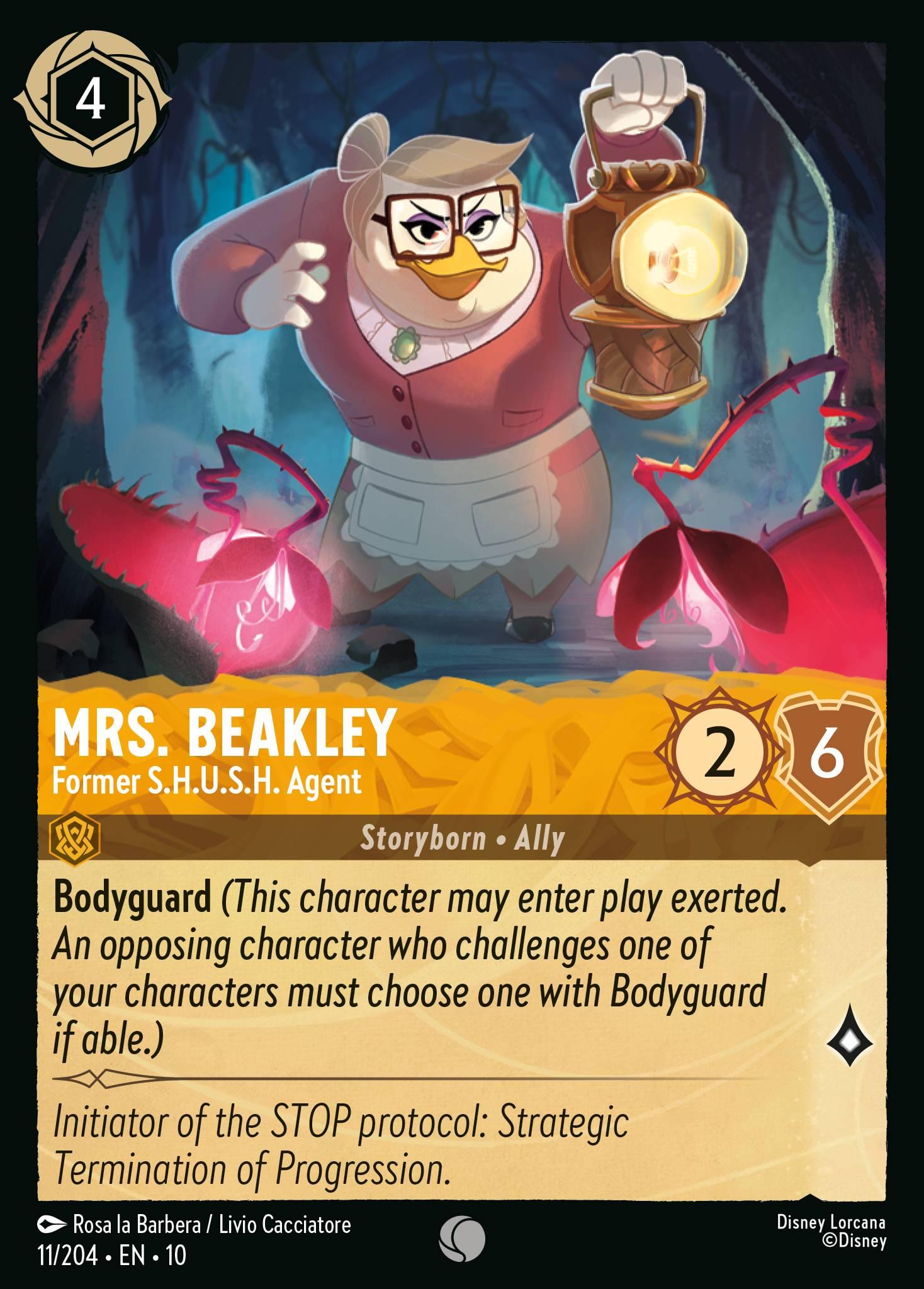 Mrs. Beakley, Former S.H.U.S.H. Agent — image 1