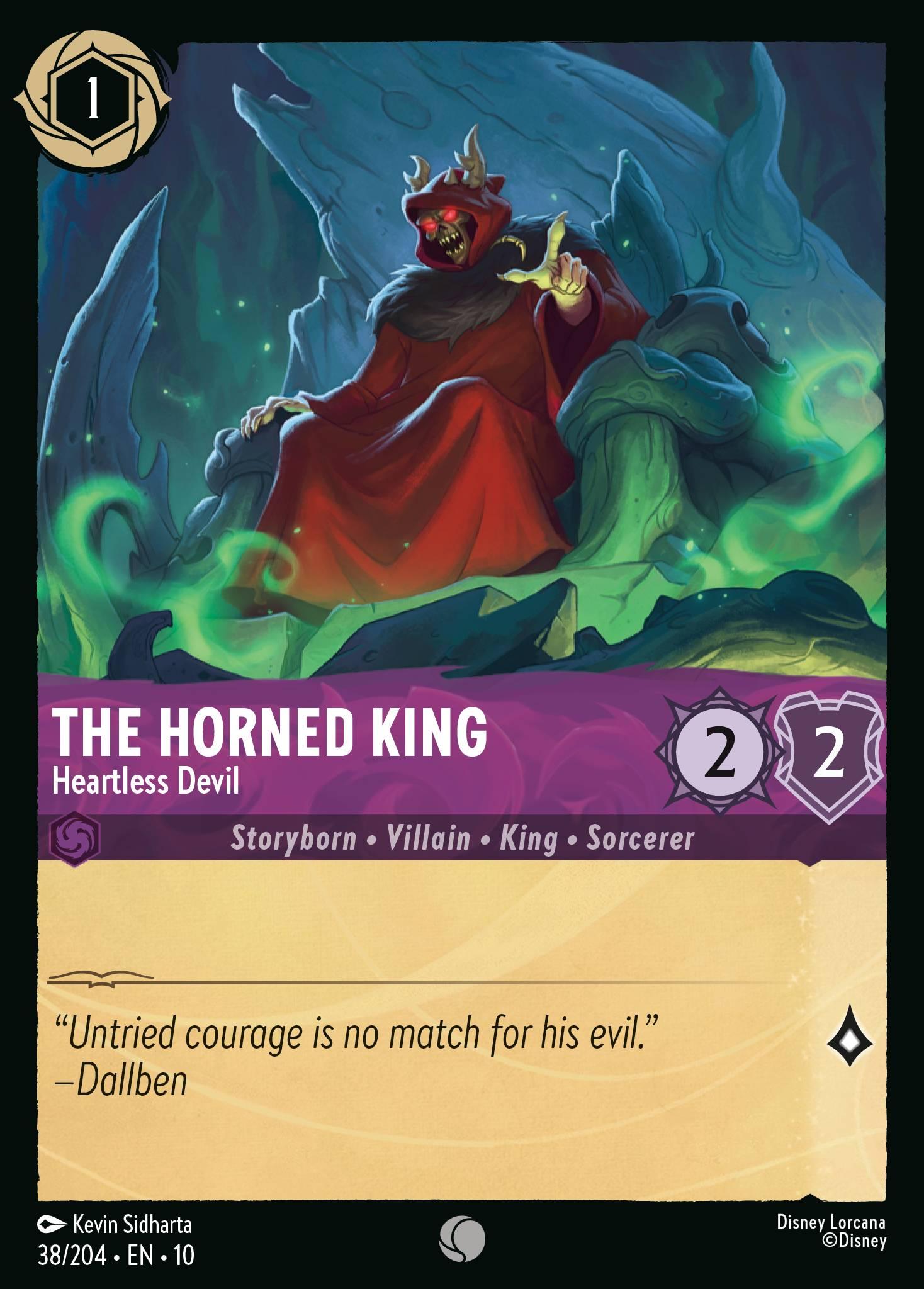 The Horned King, Heartless Devil - FOIL — image 1