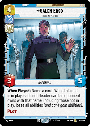 Galen Erso - You'll Never Win — image 1