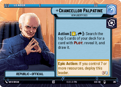 Chancellor Palpatine - How Liberty Dies - HYPERSPACE — image 1
