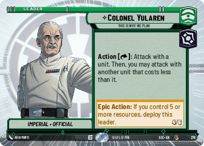 Colonel Yularen - This Is Why We Plan - HYPERSPACE — image 1