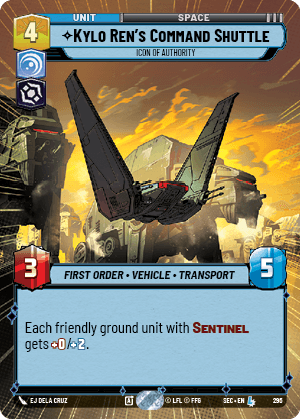 Kylo Ren's Command Shuttle - Icon of Authority - HYPERSPACE — image 1