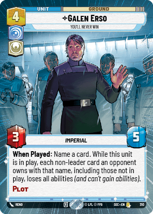 Galen Erso - You'll Never Win - HYPERSPACE — image 1
