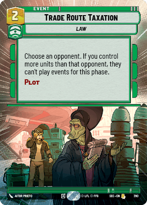 Trade Route Taxation - HYPERSPACE — image 1