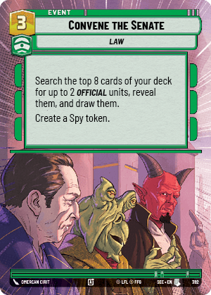 Convene the Senate - HYPERSPACE — image 1