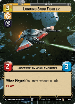 Lurking Snub Fighter - HYPERSPACE — image 1