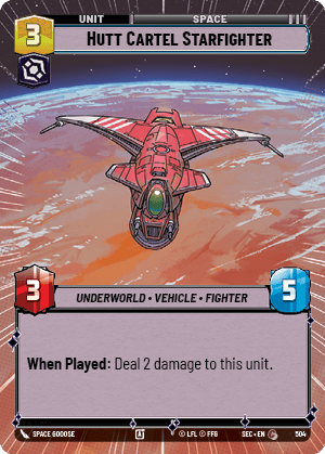 Hutt Cartel Starfighter - HYPERSPACE — image 1
