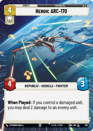 Heroic ARC-170 - HYPERSPACE — image 1