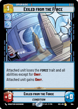 Exiled from the Force - FOIL — image 1