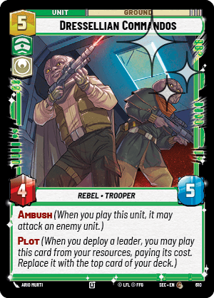 Dressellian Commandos - FOIL — image 1