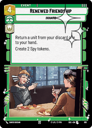 Renewed Friendship - FOIL — image 1