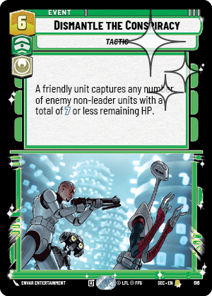 Dismantle the Conspiracy - FOIL — image 1