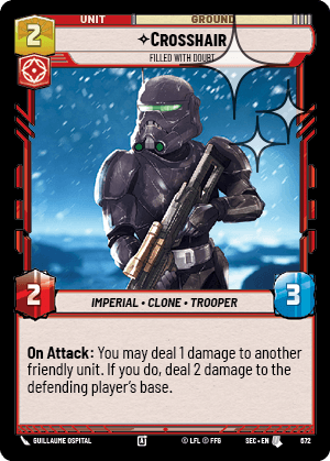 Crosshair - Filled With Doubt - FOIL — image 1
