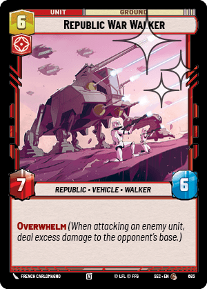 Republic War Walker - FOIL — image 1