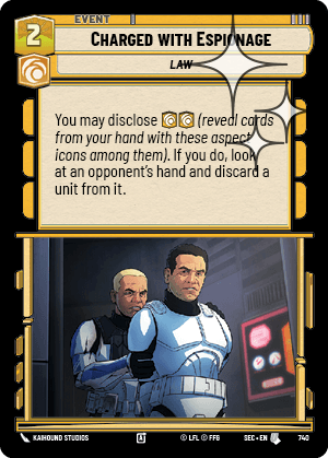 Charged with Espionage - FOIL — image 1