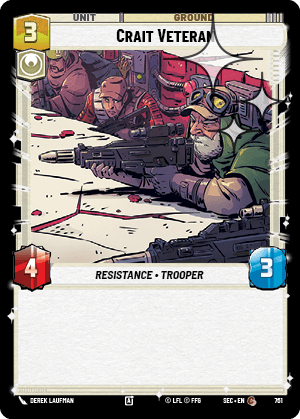 Crait Veteran - FOIL — image 1
