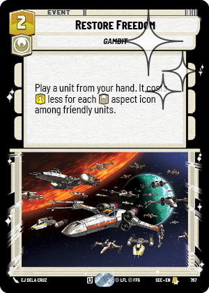 Restore Freedom - FOIL — image 1