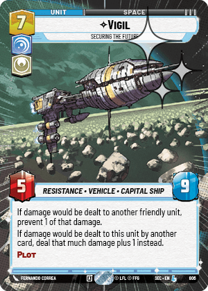 Vigil - Securing the Future - HYPERSPACE FOIL — image 1