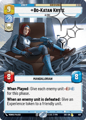 Bo-Katan Kryze - Alone - HYPERSPACE FOIL — image 1