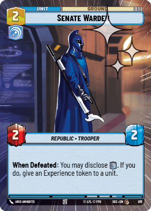 Senate Warden - HYPERSPACE FOIL — image 1