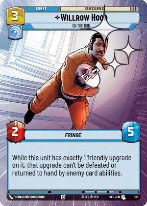 Willrow Hood - On the Run - HYPERSPACE FOIL — image 1