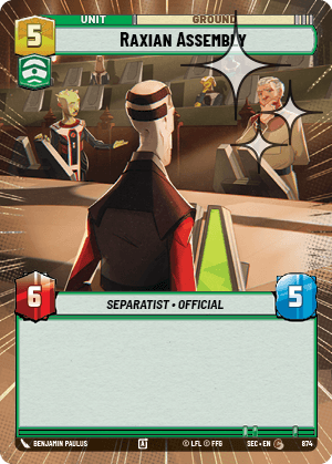 Raxian Assembly - HYPERSPACE FOIL — image 1
