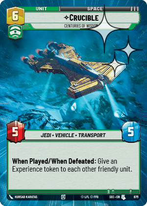 Crucible - Centuries of Wisdom - HYPERSPACE FOIL — image 1