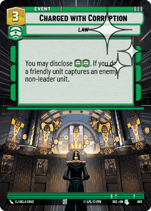 Charged with Corruption - HYPERSPACE FOIL — image 1