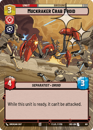Muckraker Crab Droid - HYPERSPACE FOIL — image 1