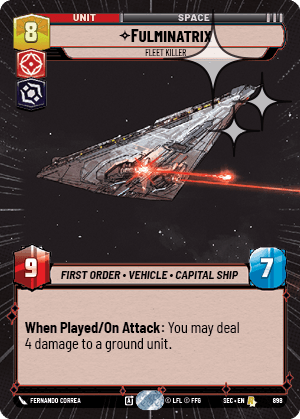 Fulminatrix - Fleet Killer - HYPERSPACE FOIL — image 1