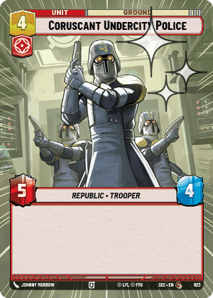 Coruscant Undercity Police - HYPERSPACE FOIL — image 1