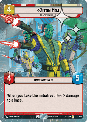 Ziton Moj - Black Sun Bully - HYPERSPACE FOIL — image 1