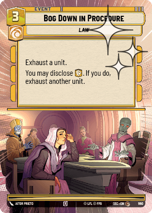 Bog Down in Procedure - HYPERSPACE FOIL — image 1