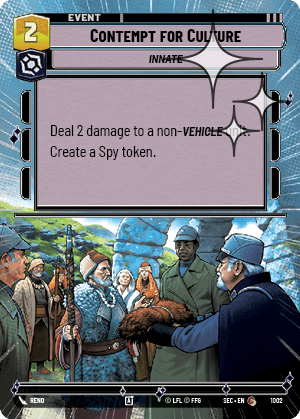 Contempt for Culture - HYPERSPACE FOIL — image 1