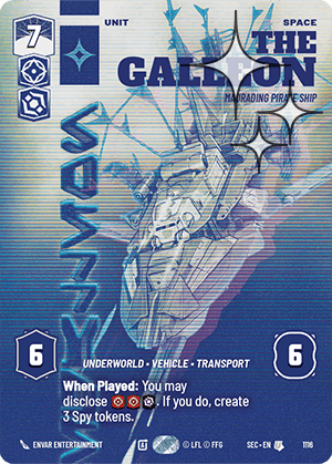 The Galleon - Marauding Pirate Ship - PRESTIGE FOIL — image 1
