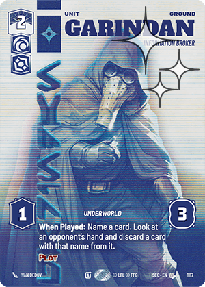 Garindan - Information Broker - PRESTIGE FOIL — image 1