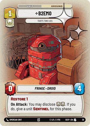 B2EMO - That's Two Lies - OP Promo – FOIL — image 1
