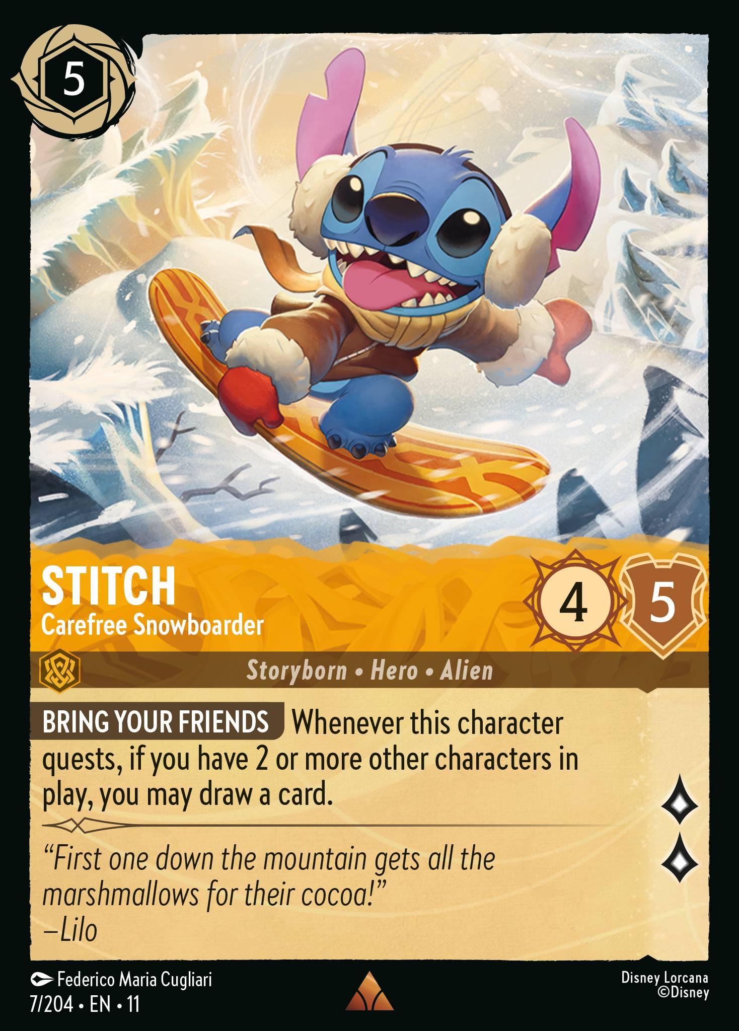 Stitch • Carefree Snowboarder — image 1