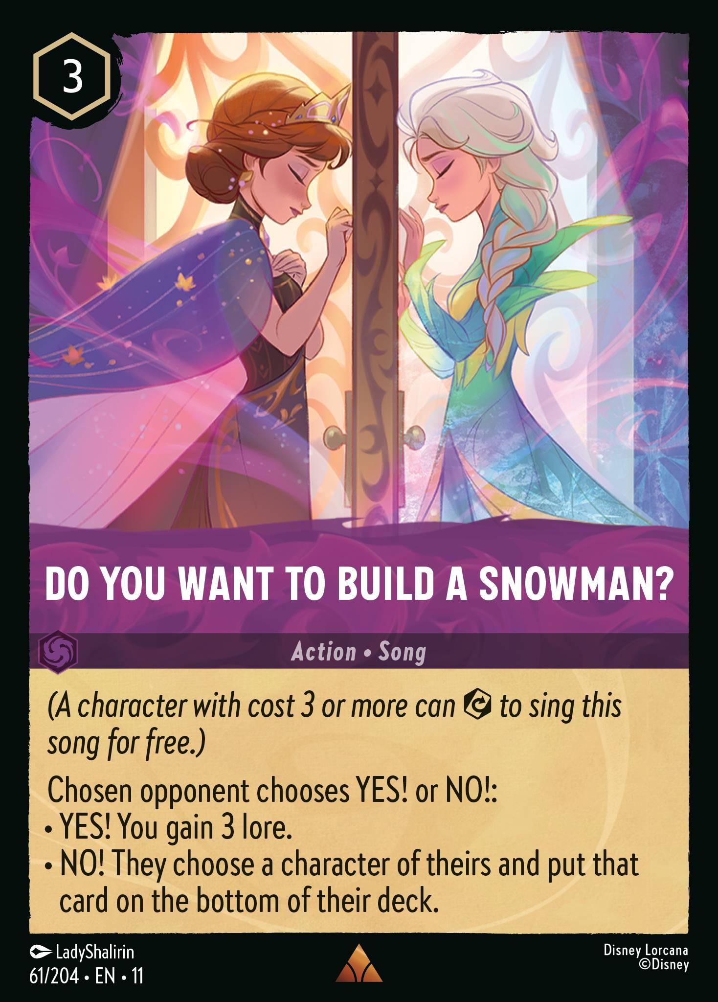 Do You Want to Build A Snowman? — image 1