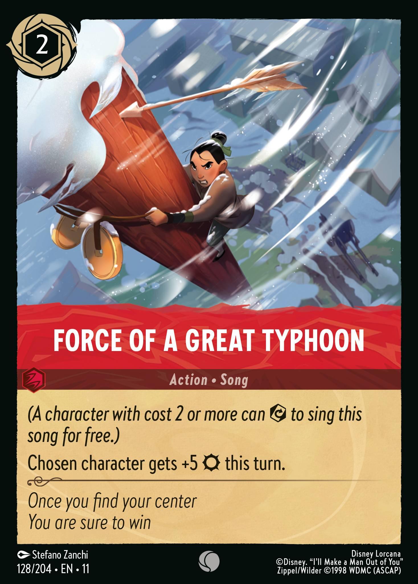 Force of a Great Typhoon - FOIL — image 1
