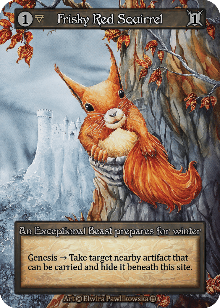 Frisky Red Squirrel — image 1