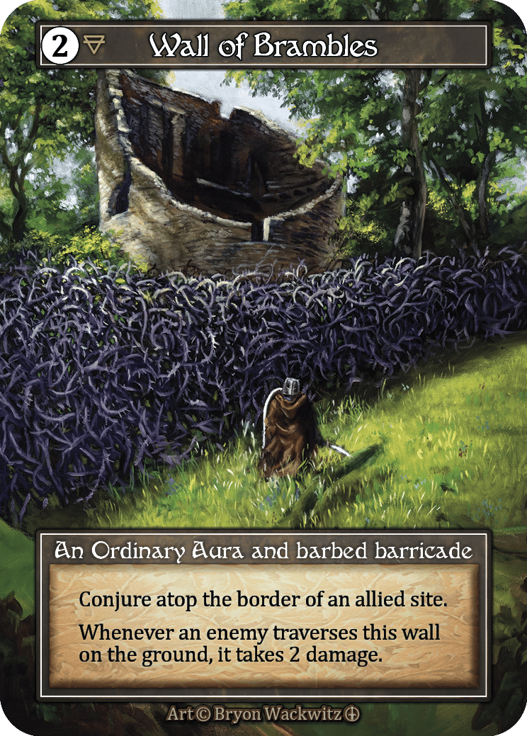Wall of Brambles - FOIL — image 1