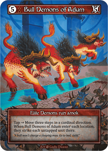 Bull Demons of Adum - FOIL — image 1