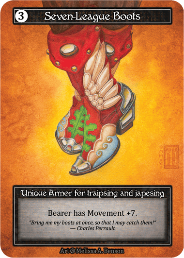Seven-League Boots - FOIL — image 1