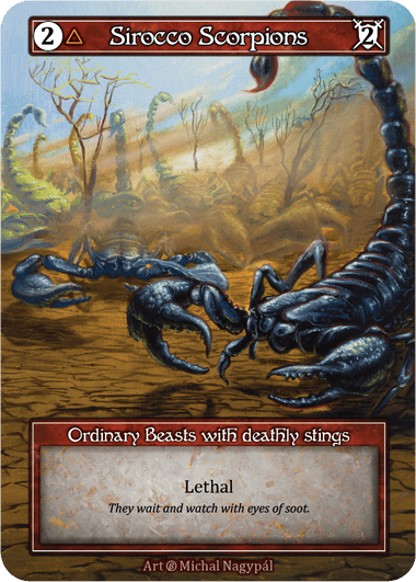 Sirocco Scorpions - FOIL — image 1