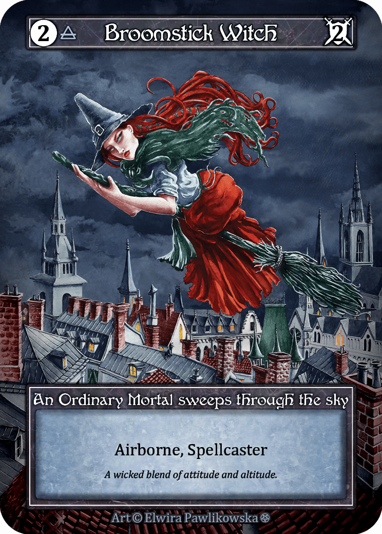 Broomstick Witch - FOIL — image 1